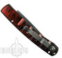 Piranha Red Virus Auto Knife, CPM-S30V Mirror Combo Blade