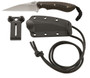 CRKT 2388 S.P.E.W. Wharncliffe Fixed Blade Neck Knife, Bead Blast Blade