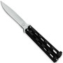 Bear & Son 113B Compact Balisong Butterfly Knife, Satin Blade