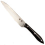 Spyderco Cook's Knife, Plain Edge Blade, Black Handle