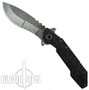 Quartermaster Knives Boss Hog QSE-1cc Folding Knife, Kukri Carbon Copy