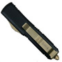 Microtech 233-14 Contoured UTX-85 T/E OTF Auto Knife, Bronze Combo Blade