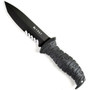 CRKT Black Ultima 5" Spear Point Combined Razor-Sharp & Veff Serration Cutting Edge