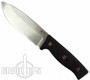Survive! Knives GSO 5.0 Knife, Tumbled CPM 3V Blade, Black Handle