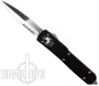 Microtech Ultratech OTF Double Action Knife, Bayonet Grind, Satin Part Serrated Blade, 120-5