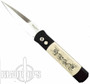 ProTech Godfather, Skull Laser Scrimshaw Prototype, Satin Blade