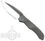 Marfione Custom Anax Integral Frame Lock Knife, Titanium, High Polish Blade