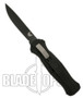 Benchmade 3310BK Infidel OTF Knife, Black Single Edge Plain Blade