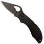 Spyderco Byrd BY10BKP2 Robin 2 Folder Knife, Black Blade FRONT VIEW