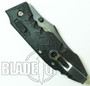 SOG Toothlock Folder Knife, VG-10 Plain Edge TiNi Blade, Zytel Handles,  TK03
