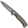 Boker Magnum 01MB705 OD Green Foxtrot Sierra G-10/Stainless Steel Flipper Knife, Dark Grey Blade