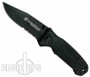 Smith & Wesson SWEX2S Extreme Ops Folding Knife, Black Combo Clip Blade