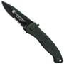 Smith & Wesson Medium SWATMBS Spring Assist Knife, Black Handle, Black Combo Blade