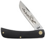 Case Sod BusterJr Working Knife, Skinner Blade with Etching, Side View