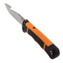 SOG Exchange Fixed Blade Knife, Satin Multi-blade, Black/Orange Handle