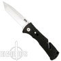 SOG Trident TF06 Spring Assist Knife, Satin Plain Tanto Blade