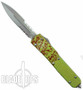 Microtech Ultratech Zombie OTF, Double Edge Bead Blast Blade, Combo Edges