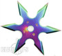 Titanium Oxide Kamikaze, 4" Throwing Star, 6 Point