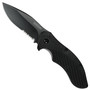 Kershaw Clash Assist Knife, Black Combo Blade, KS1605CKTST