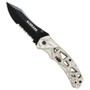 Schrade Champagne Shizzle Assist Knife, Black Blade, Combo Edge