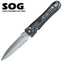 SOG Pentagon Elite II Knife, Combo Edge,  SOG00018