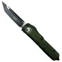 Microtech 233-1OD OD Green Contoured UTX-85 T/E OTF Auto Knife, Black Blade