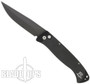 Pro-Tech Brend Auto 1 Knife, Plain, Black Blade, PT1121