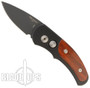 Pro-Tech 4407-C Runt J4 Cali-Legal Auto Knife, Cocobolo Wood, 154CM Black Blade