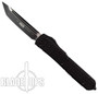 Microtech 123-1T Tactical Ultratech T/E OTF Auto Knife, Black Blade