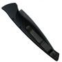 Piranha DNA Auto Knife, CPM-S30V Black Combo Blade Clip View