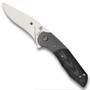 Spyderco C227GP Hanan Black G-10/Titanium Flipper Knife, CPM-S30V Satin Blade