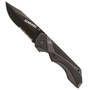 Schrade Black 24/7 SCHA8BS Assist Knife, Black Clip Point Combo Blade