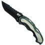 Smith & Wesson Black MAGIC SWMP6B Spring Assist Knife, Black Plain Blade