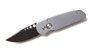 Pro-Tech Runt 2  Cali-Legal Auto Knife, Silver Handle, Plain Black Blade
