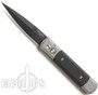 Pro-Tech 900BT Grey Godfather Auto Knife, Black G-10, 154CM Black Blade