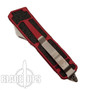 Microtech 178-5RD Red QD Scarab S/E OTF Auto Knife, Satin Combo Blade