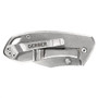 Gerber 31-003426 Dark Grey Kettlebell Aluminum/Stainless Steel Folder Knife, Stonewash Blade