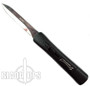 AKC Black Concord Double Action OTF Knife, Mirror Dagger Blade