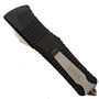 Microtech 146-10 Combat Troodon Bowie OTF Auto Knife, Stonewash Blade