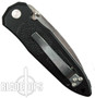 Hunter II Dual Action Automatic Knife, Black Handle, Part Serrated
