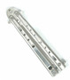 Stainless Steel Butterfly Knife, Clip Point