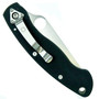Spyderco Military Folder Knife, CPM-S30V Satin Blade Clip View