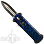 Junior Joker OTF Knife, Blue Marble Handle
