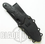 Benchmade H&K Snody Tactical Fixed Blade Knife, Part Serrated Edge, BT2 Coat, 14100SBT