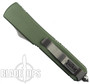 Microtech Olive Drab Tanto Ultratech OTF Knife, Bead Blast Combo Blade