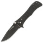 Camillus Blaze Spring Assisted Knife, Black, Plain, CM715