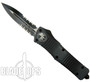 Microtech Urban Camo Combat Troodon OTF Knife, Combo Dagger Blade