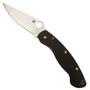 Spyderco Sprint Run Carbon Fiber Military Folder Knife, 52100 Satin Blade