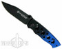 Smith & Wesson CK111 Extreme Ops Blue Folder, Plain Blade