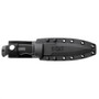 SOG E37S-K SEAL Pup Elite Fixed Blade Knife, Kydex Sheath, AUS-8 Black Blade